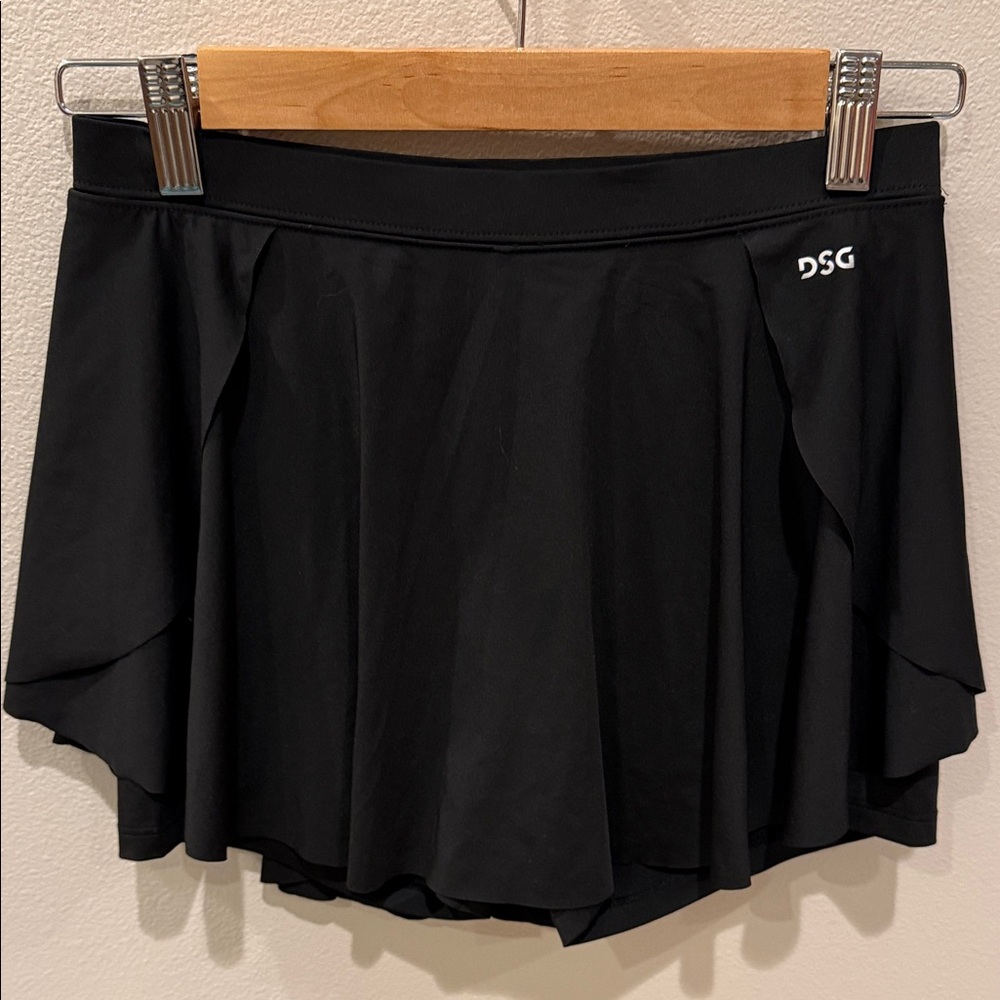 DSG Girl’s Layered Black Skater Skort